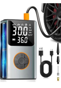 Portable Digital Tire Inflator with LCD Display