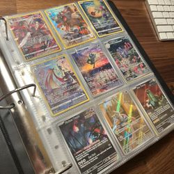 Binder of Pokémon cards