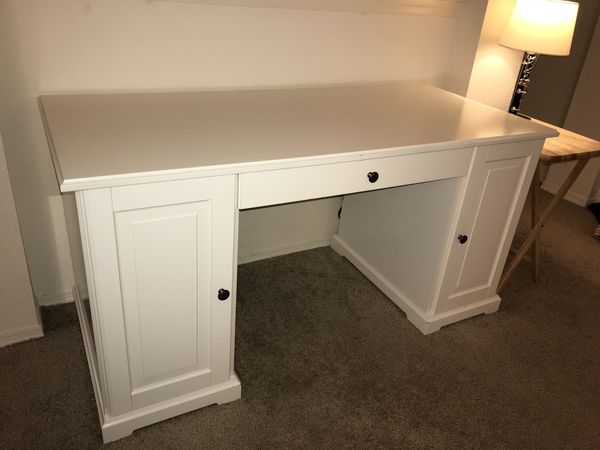 Ikea Liatorp Desk White For Sale In Parkland Fl Offerup