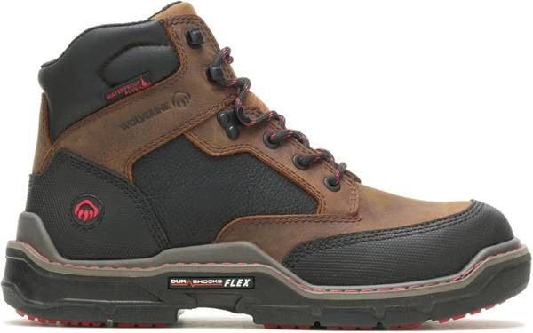NEW SZ 12 Wide Work Boots Wolverine Raider DuraShocks Heavy Duty CarbonMax 6" Construction Boot