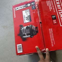 Craftsman 5 gallon for HP corded wet/dry shop vacuum with accessories included 