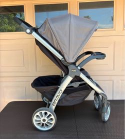 Chicco Bravo Stroller in a gray color scheme.