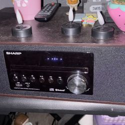 Sharp CD Player Brand  And Bluetooth 