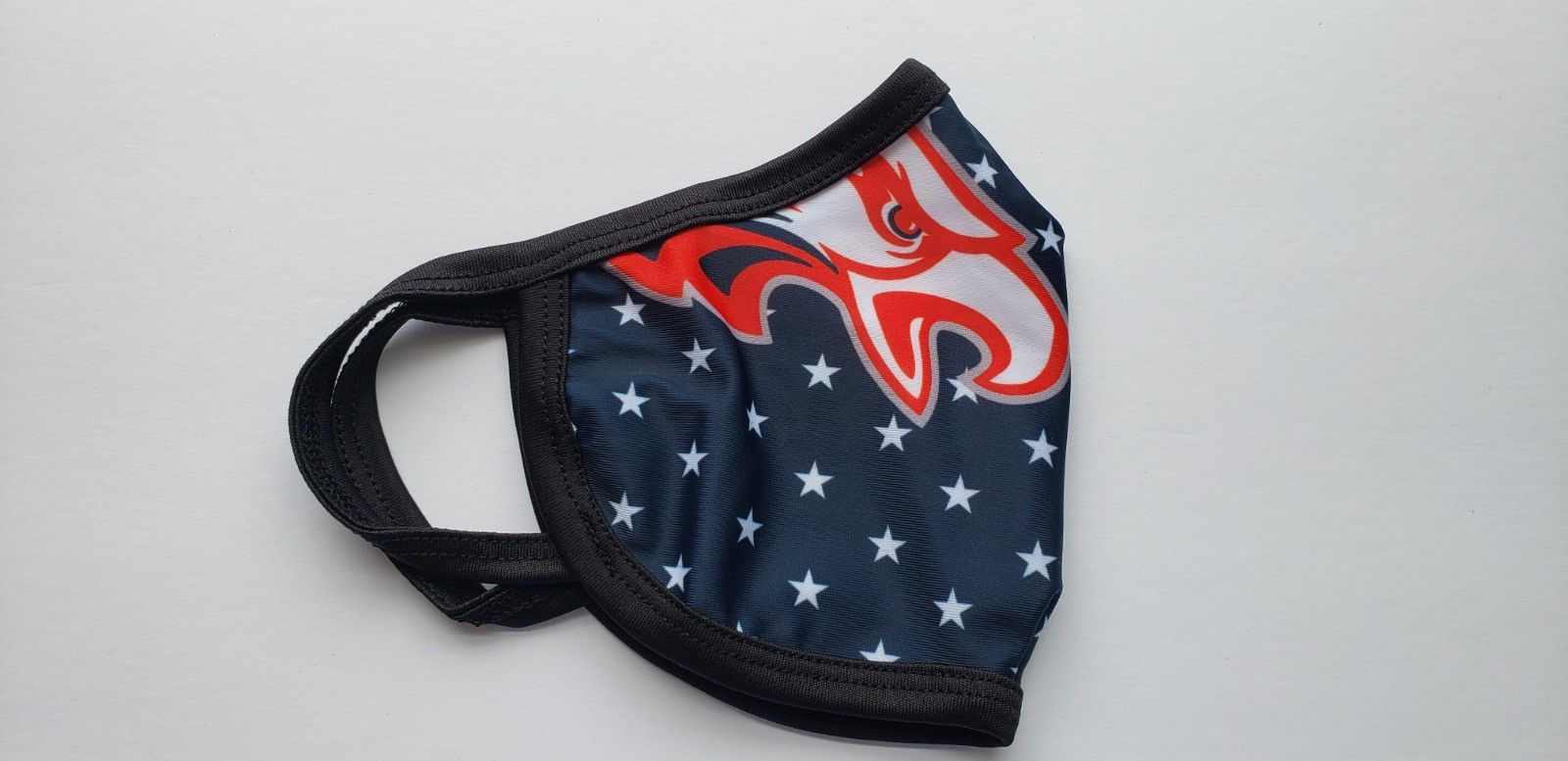 Eagle 3d Face Mask- Star with blue background