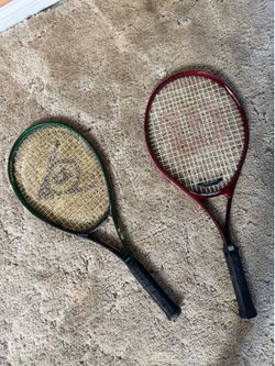 2 tennis rackets