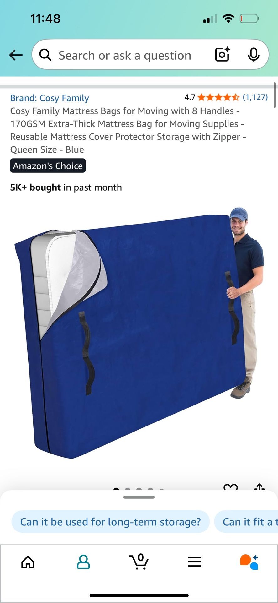 CalKing Heavy Duty Mattress Cover