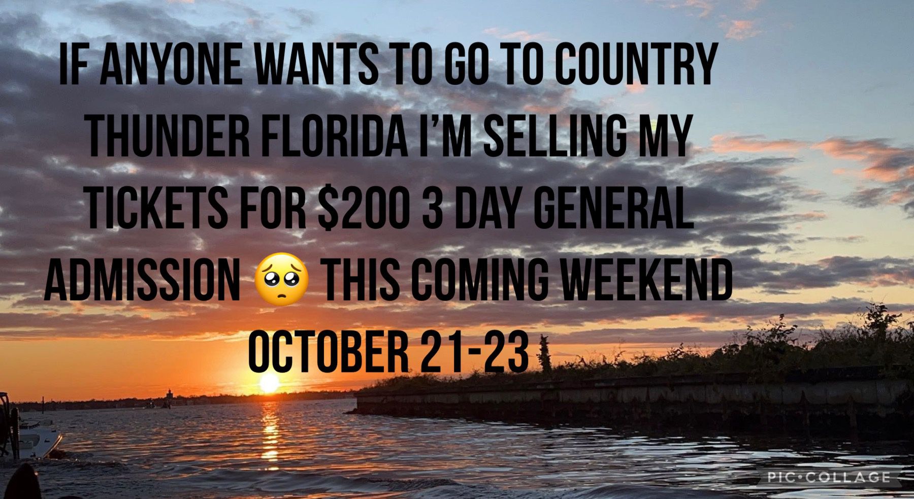 Country Thunder Tickets Oct 21-23 2022