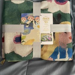 New Alice in Wonderland by Mary Blair Throw Blanket 70'' H x 50'' W