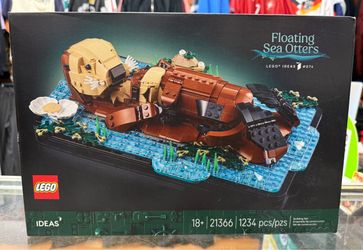 LEGO Ideas Floating Sea Otters 21366 Building Set 1234 Pieces NEW SEALED