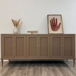 Professional Restored Credenza By Fine Period Furniture
Measurements: 72”L x 19”W x 32.5”H