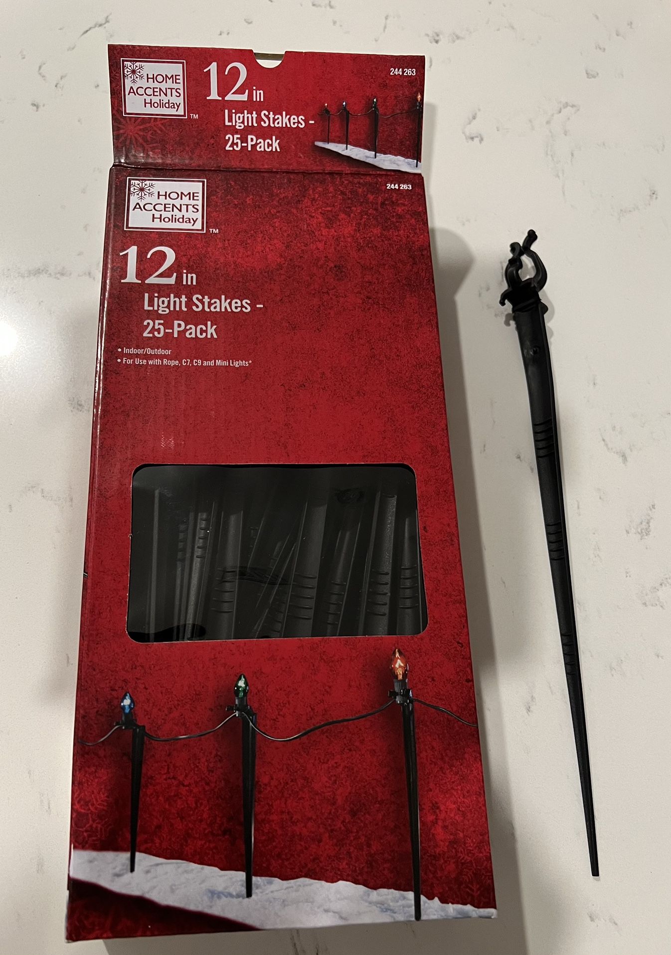 12” Holiday Light ((STAKES)) 25pk