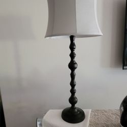 Custom Designer Lamp From Seascape Lighting In California, With Linen Shade,see Details 