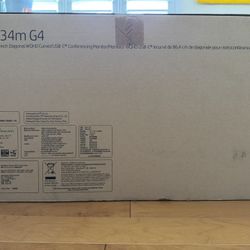 HP 34” Curved Monitor