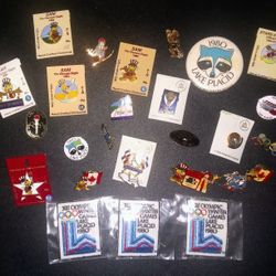 Vintage Olympic Pins 1(contact info removed) And Patches $5 Each