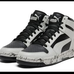 Size 8.5 - PUMA Rebound Lay Up SL High Black/Gray