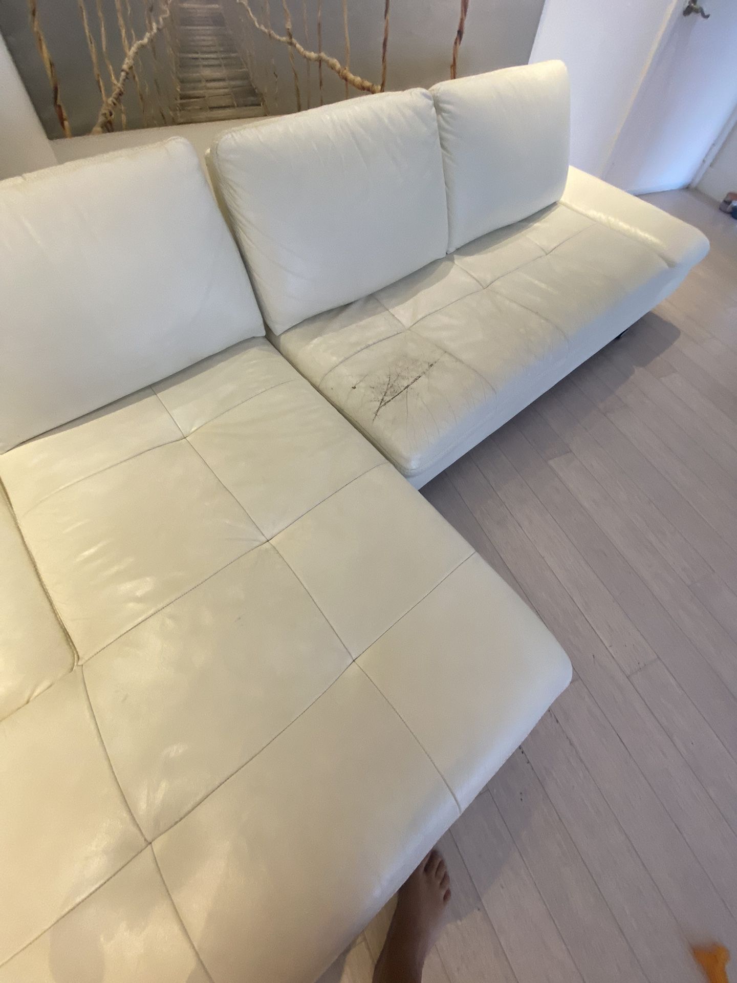 Leather Sofa For Free