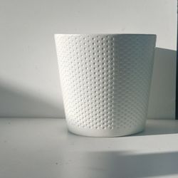 Glazed Ceramic Plant Pot/ Plant Planter/ Flower Pot Patio Garden white 