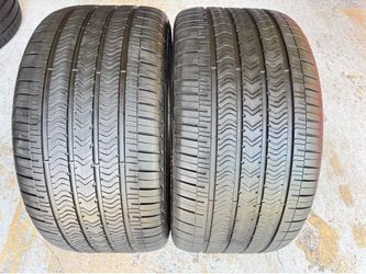 Two Tires 295/30/21 Goodyear Eagle F1 EV Acoustic with 75% Left awesome deal Tesla