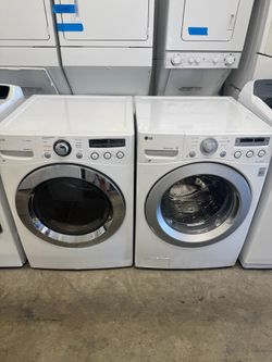 Used LG Washer and Gas Dryer Front Load