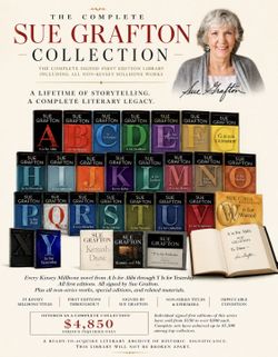 The Complete Sue Grafton Signed First Edition Collection – A Through Y