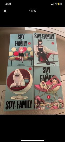 Spy X Family Volumes 2-4 & 9 Manga