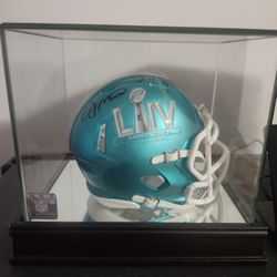 Super Bowl 54 Mini Helmet Signed