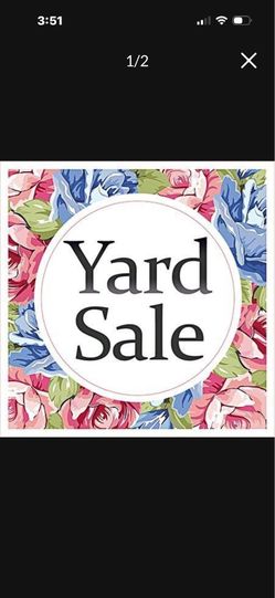 Yard Sale This Saturday only
