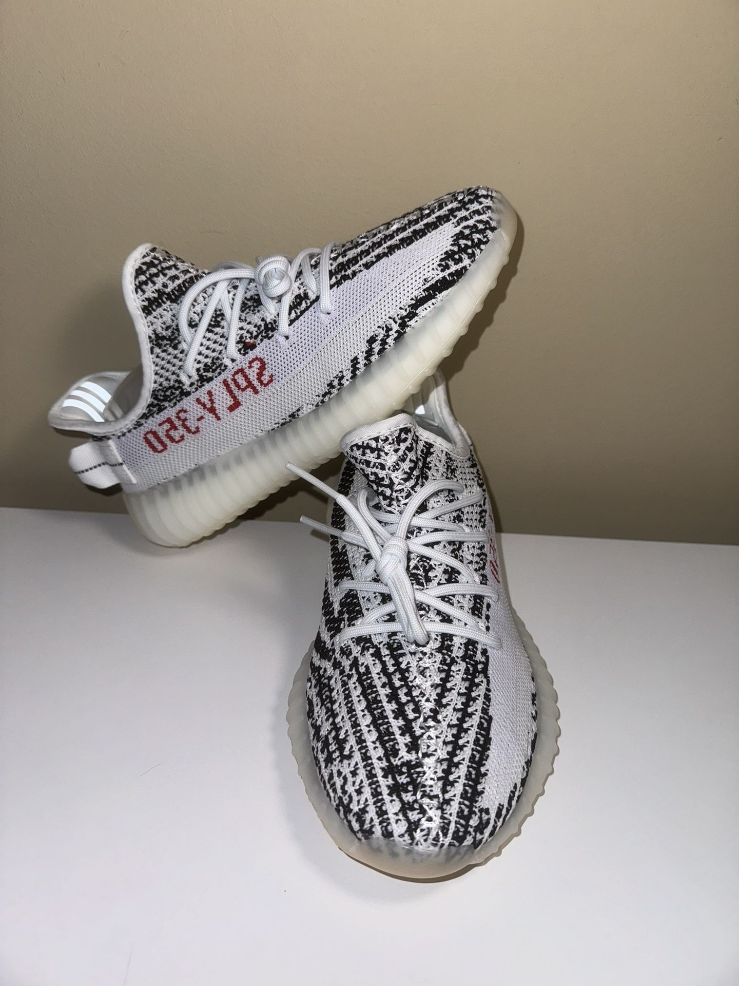 Zebra Yeezys Women Size 6.5/ 38 EUR