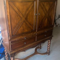 Real Wood Wine Cabinet 