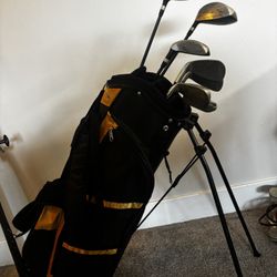 Gold Nitro Golf Clubs 