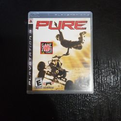 PS3 video game PURE atv racing 