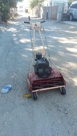 Lean mower