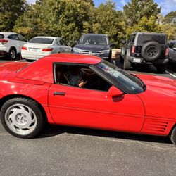 1991 Corvette Convertible/Hardtop. All Original With Upgraded Dash Cluster. 66k Miles 