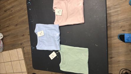 3 New T-Shirts Pink Blue Green with Tags 7.99 each