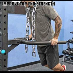 Weight Lifting Chains,Bench Press Chains with Collars,  Olympic Barbell Chains Weight Chains for Power  