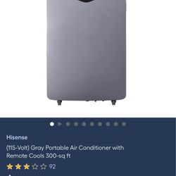 Hisense 1000btu portable ac unit