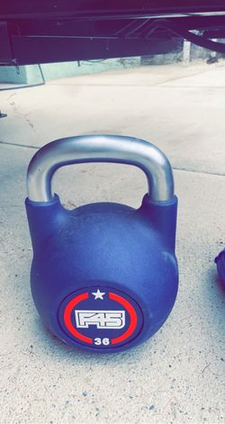 Kettle weight 36 pounder ..