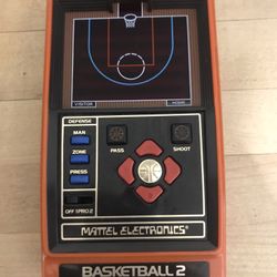 Mattel Electronics Basketball 2 Vintage 1979 Handheld Game 