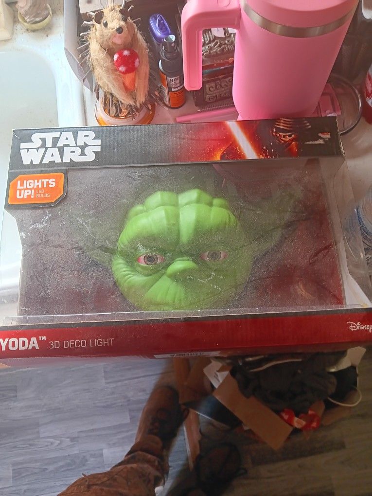 Yoda Head Light Up STARWARS