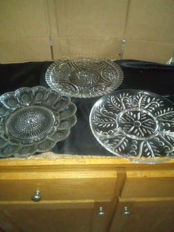 Crystal Platters*See Description