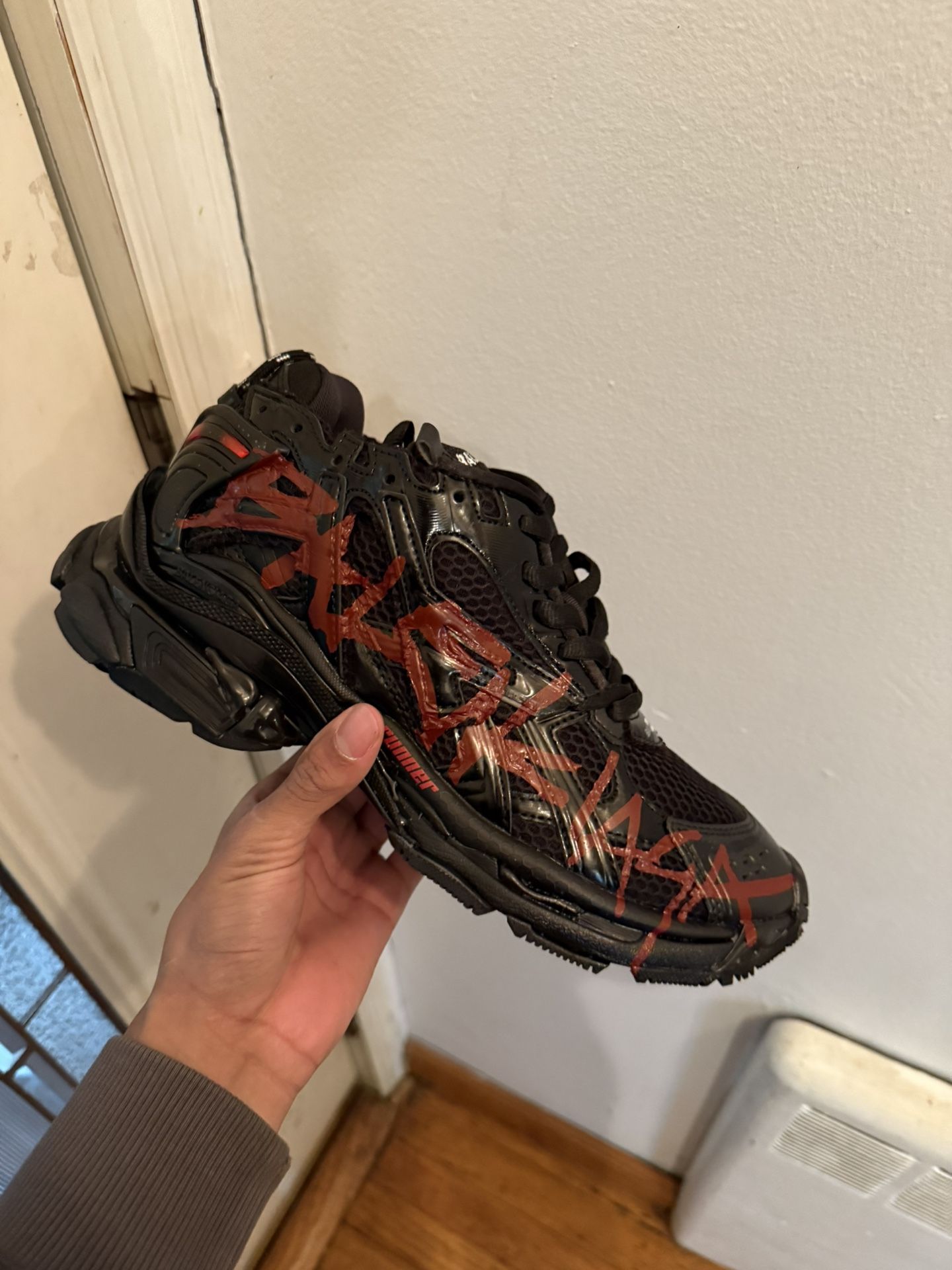 Balenciaga Runner Red Graffiti