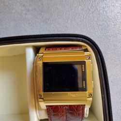 New/Never Used Triumph 3031 Men's Two Sided Face Digital & Analog Watch