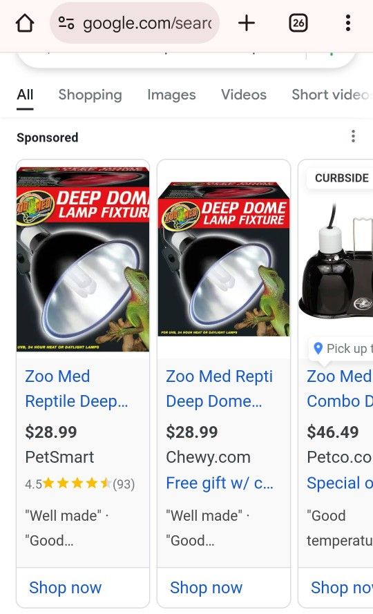 Reptile Lamp Light