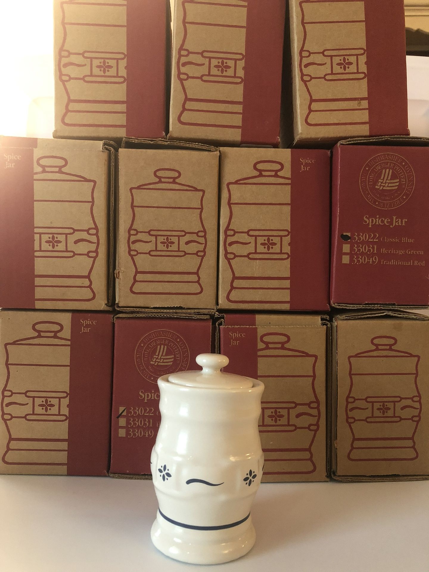 Longaberger Spice Jars
