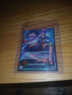 One Piece TCG Silvers Rayleigh Leader Card OP12-001