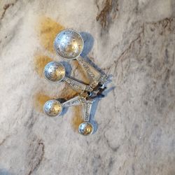 4pc Princess Measuring Spoons With Leather Tie