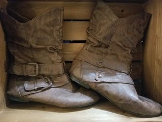 Shiekh Brown Leather Boots