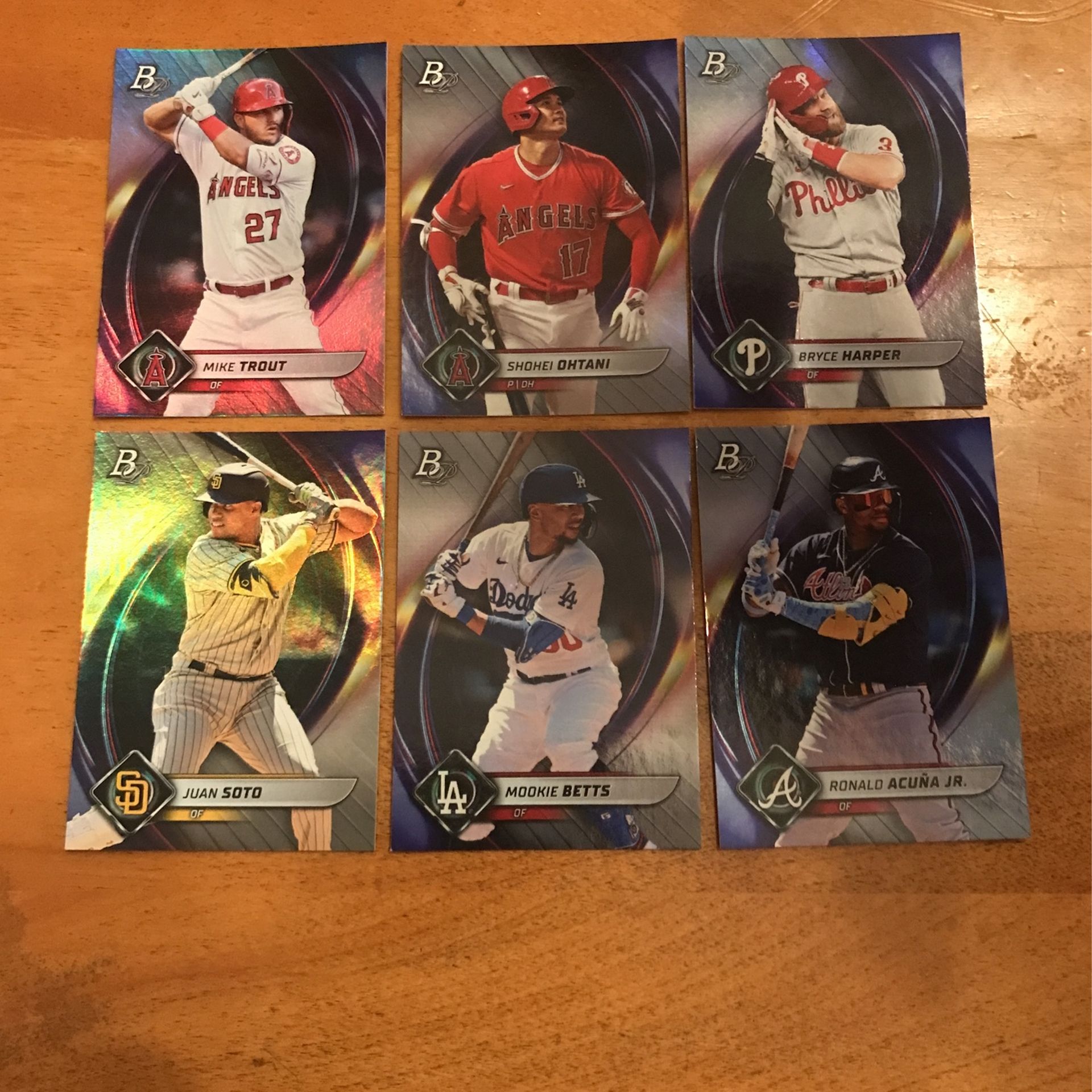 Shohei Ohtani - Mike Trout - Vladimir Guerrero Jr - Aaron Judge - Miguel Cabrera - Juan Soto - Ronald Acuna Jr - Bryce Harper - Albert Pujols