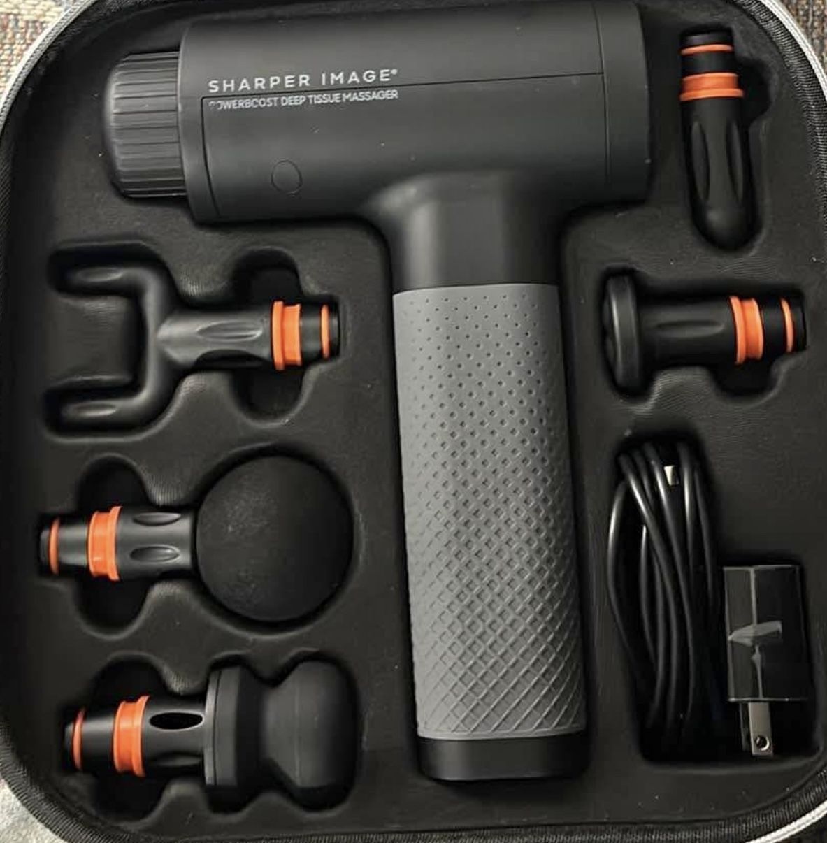 Sharper Image Powerboost Massage Gun NEW