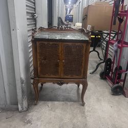 Side Table With Stone Top